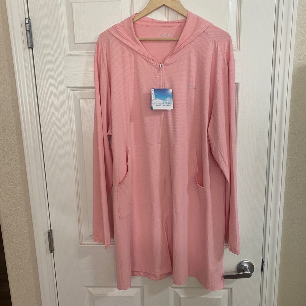 Willit Pink Sun Protection Hoodie